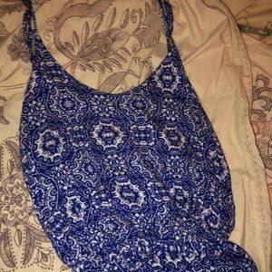 Lush blue sundress